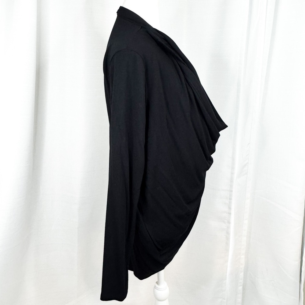 Magnetic Me Nursing Cover Cardigan M/L Black Modal Duster Maternity Magnetic - Picture 3 of 16